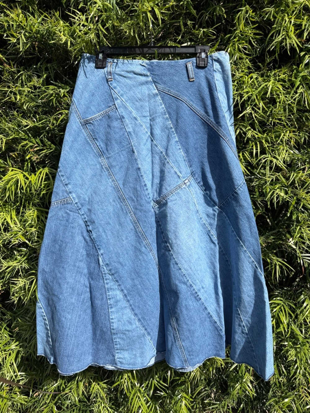 J. Jill Unique Denim Skirt